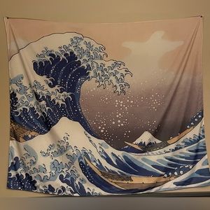 The Great Wave off Kanagawa tapestry